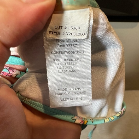 Billabong Swim Blooming Beauty Swimsuit Top - Picture 4 of 4